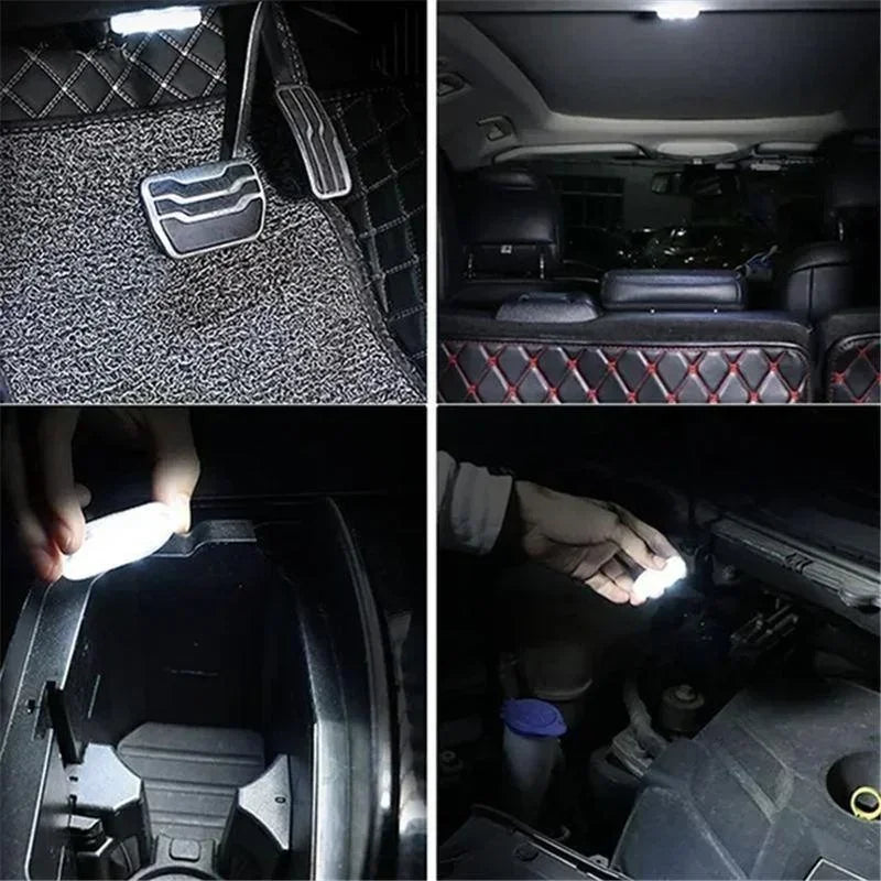 Wireless LED Car Interior Lights – USB Rechargeable