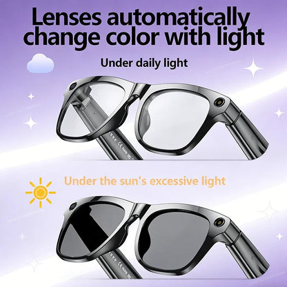 4K AI Smart Glasses with Camera & Bluetooth Calls