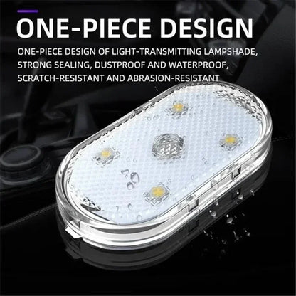 Wireless LED Car Interior Lights – USB Rechargeable