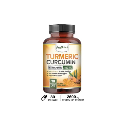 Curcumin Supplement 2600mg – Joint Support & Absorption