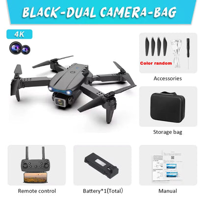 E99Pro 4K Drone – Dual Camera & Obstacle Avoidance