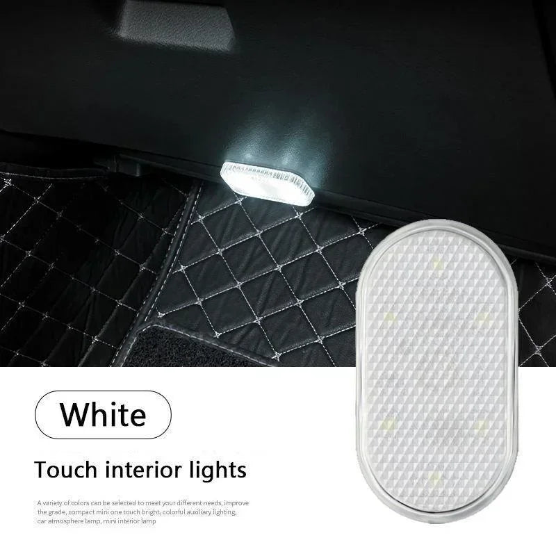 Wireless LED Car Interior Lights – USB Rechargeable
