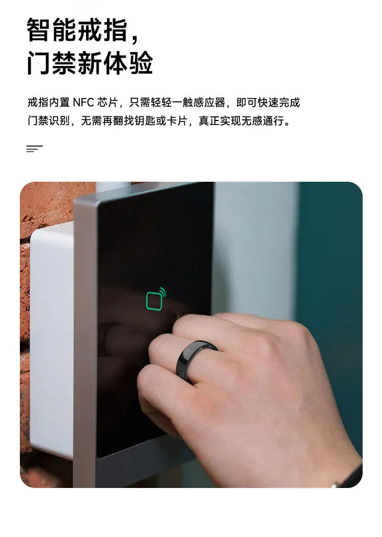 TK8 Smart Ring – NFC, Health & Sleep Monitor